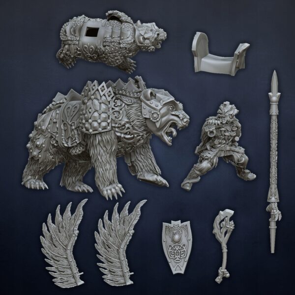 Bear Riders Icekander - Druk 3D