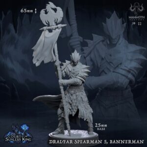 Dralfar Spearmen #5 - Mammoth Factory - Druk
