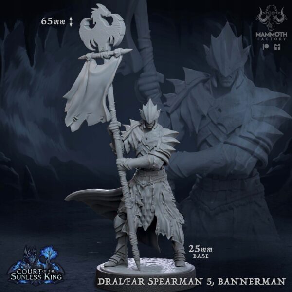 Dralfar Spearmen #5 - Mammoth Factory - Druk