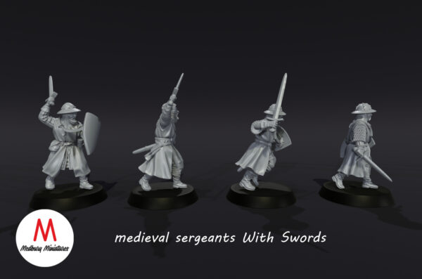 c05c6a5c2b8b12e2c8e08b6473bf2d5e.jpg Medieval Sergeants with Swords - Średniowieczni Sierżanci z Mieczami - Pojedyncza