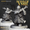 Dwarf Old Siege Engines Crew - 4 Pozy