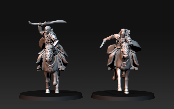 Bloody Brother Elves Mounted - 2x
