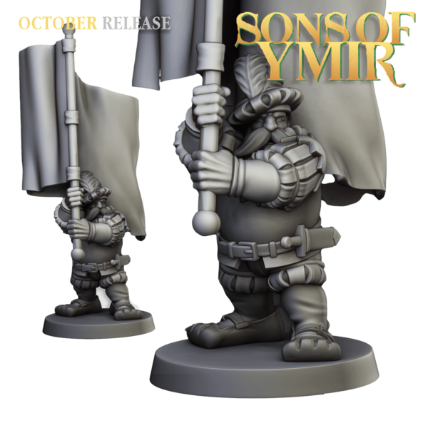 Dwarf Mercenary Bannerman