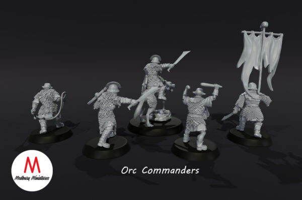 Orc Command Team - Dowódcy Orków - Zestaw x5