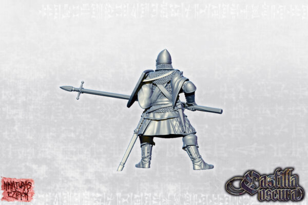 Frontier Knight on foot - Minifaktura - Druk 3D