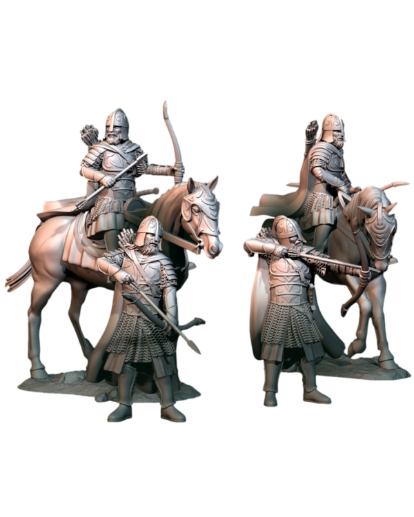 West Human Outriders on Foot - x1