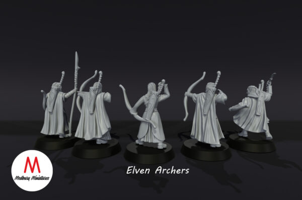 Elven Archers - Wood Elves - 5 Póz