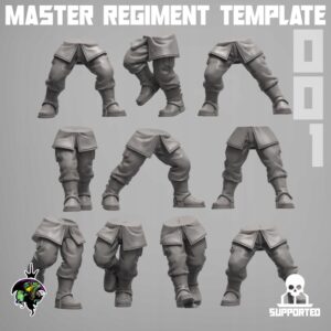 MRT Legs Set - 10 szt. - RO - Druk 3D