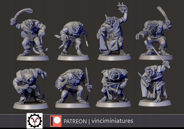 Shadow Assassin - 10 szt. - Vinciminiatures