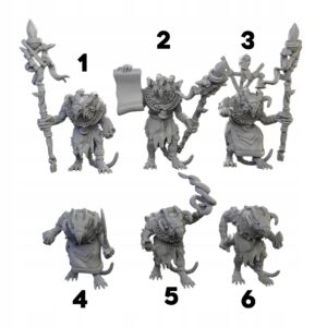 Rat Priest - Vinciminiatures - Druk 3D