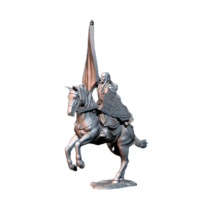 Wood Elf Mounted Bannerman