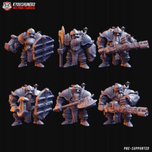 Dwarf Steam Armor - Dwarven Holds - 6 szt.