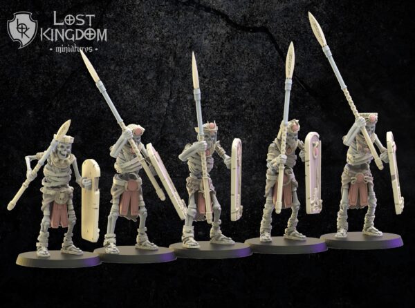 c516ab95d5a59fae157de11945de5bcd.jpg Hurus Spearmen x10 - Lost Kingdom - Minifaktura