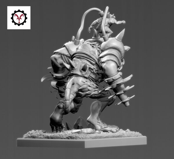 Rat Ogre Grinder - Vinciminiatures - Druk 3D