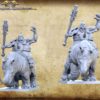 Ogre Rhino Riders x3 - Magori Miniatures - Druk 3D