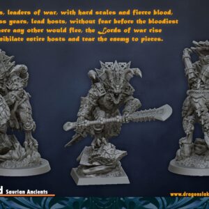 Saurian Warlord - DL Miniatures - Minifaktura