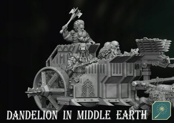 Dwarfs Ram Epic Chariot - DIME - Minifaktura