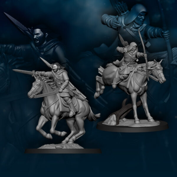 North Human Riders Mounted - Jeźdźcy z Północy Konno - Davale Games