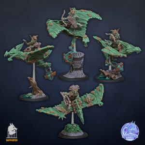 Pteradon Riders - x4