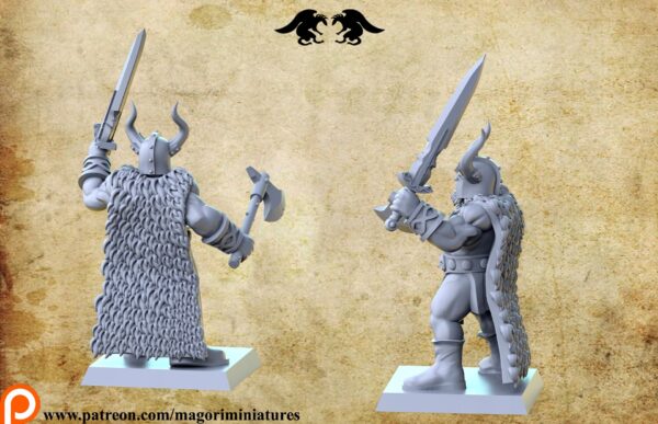 c881a7f24db351d320703b467867b990.jpg Chaos Marauders x4 - Magori Miniatures - Druk 3D