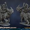 c8c7dd481437f683f0be29274930db06.jpg Saurian Warlord on Alpha Carnosaur - DL Miniatures