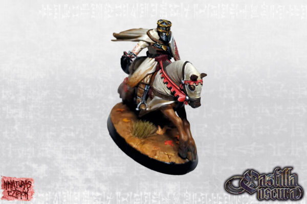 Flaín, Veteran Knight and Leader of Calatrava on horse - Minifaktura
