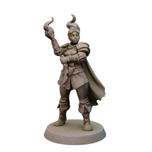 Female Fire Mage Wizard