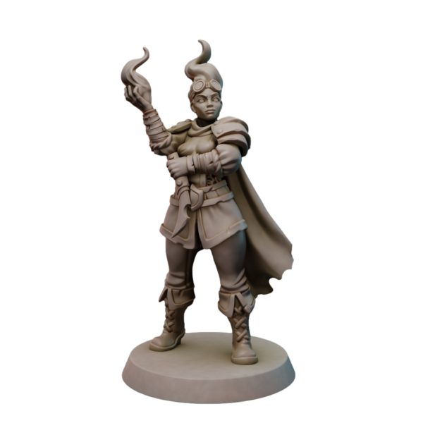 Female Fire Mage Wizard