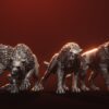 Zombie Direwolves - x4