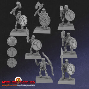 Dwarf Skeletons - Monstrous Encounters