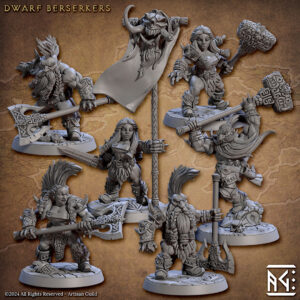Dwarf Berserkers - x6