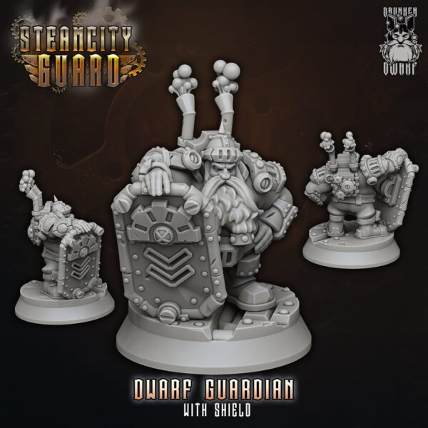 Dwarf Guardian with Shield