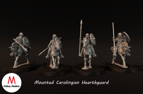 caf29f60180d1a55dfa645bdf966d9e9.jpg Mounted Carolingian Warriors With Spears - x1