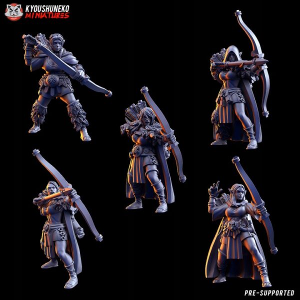 Gaelic Wood Elf Scouts x5 - Minifaktura