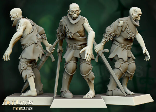Zombie Warriors - Wojownicy Zombie - Pojedyncze Jednostki