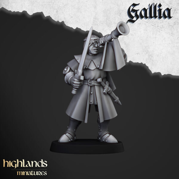 Knights of Gallia on Foot - x17 + 3 CMD