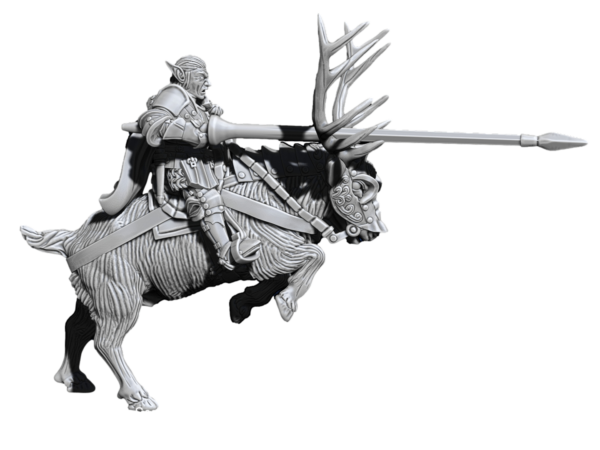 Anglo-Scottish Elfs Mounted Commander - x1