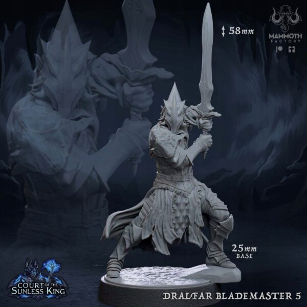 cc6ddd197bf7ea7c124e30d67849dd73.jpg Dralfar Blademaster #5 - Mammoth Factory - Druk