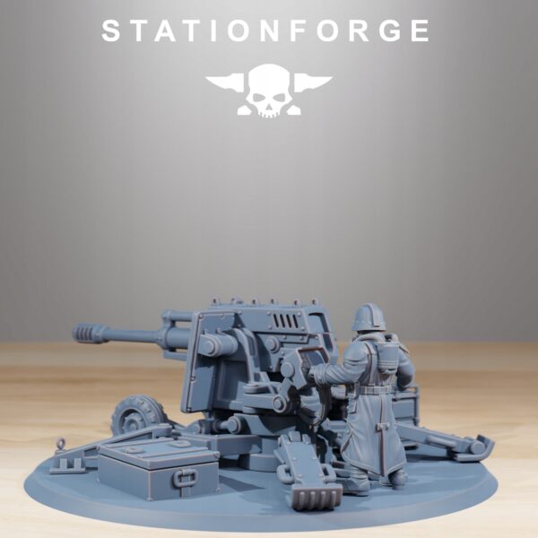 GrimGuard Battle Weapons - Station Forge - Druk 3D