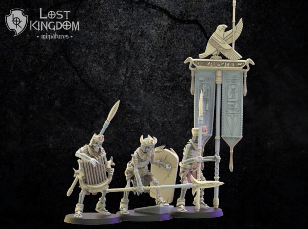 Hurus Spearmen CG - Lost Kingdom - Minifaktura