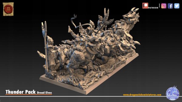 Thunder Pack x3 - Dark Elves - Minifaktura