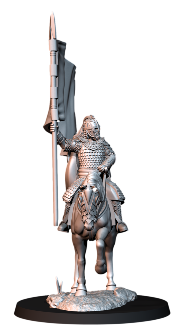 cdaf74dd9437a69bc4de8df75efb0296.png West Human Royal Guard With Banner Mounted - x1