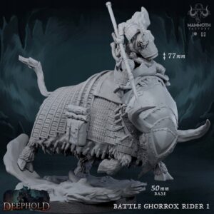Battle Ghorrox & Rider #1 - Mammoth Factory - Minifaktura
