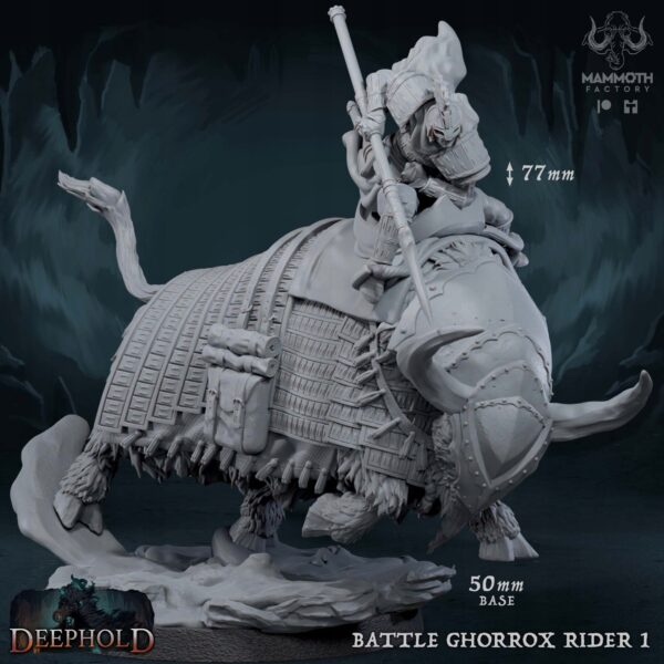Battle Ghorrox & Rider #1 - Mammoth Factory - Minifaktura