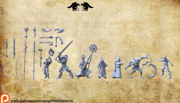 The Cultist warband - Magori Miniatures - Druk 3D