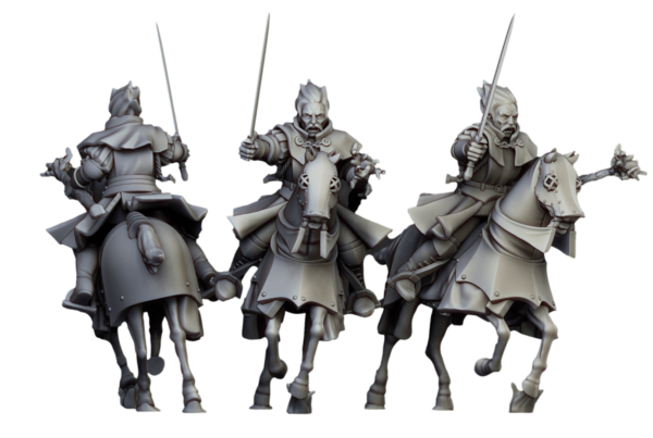 Battle Mage Mounted - Mag Bitewny z Mieczem na Koniu