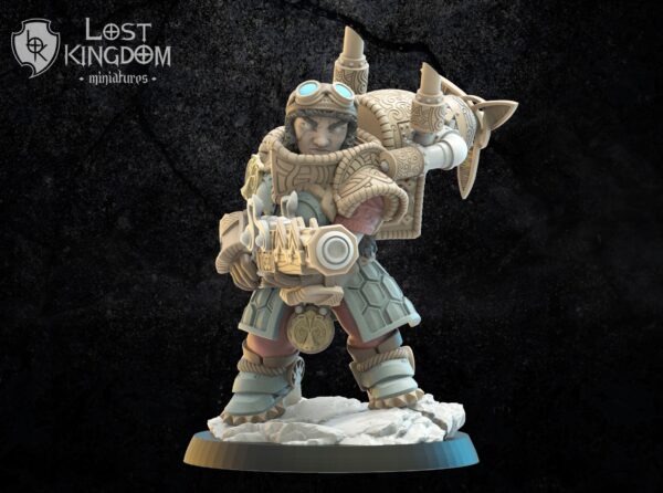 ceeadd3bcc8c62f0fd006371626d4c68.jpg Inga, Engineer Captain - Dwarven Holds - Druk 3D