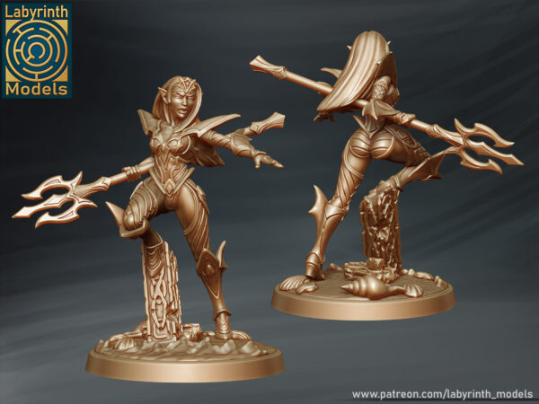 Sea Elf Siren 4 - Morskie Elfy - Syrena 4 - Labyrinth Models