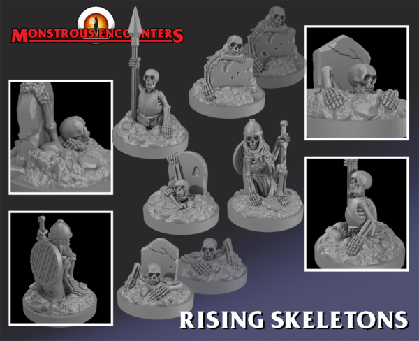 Skeletons Rising - Monstrous Encounters