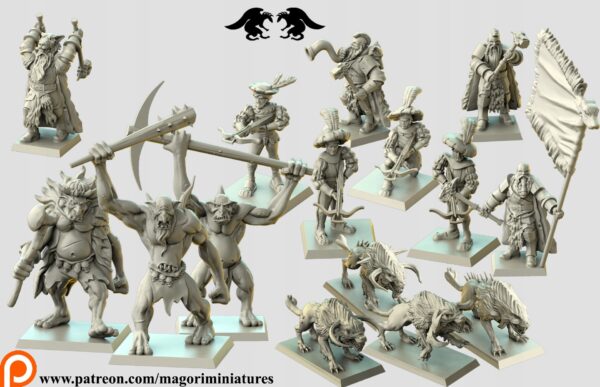 Teutogen Music - Magori Miniatures - Druk 3D